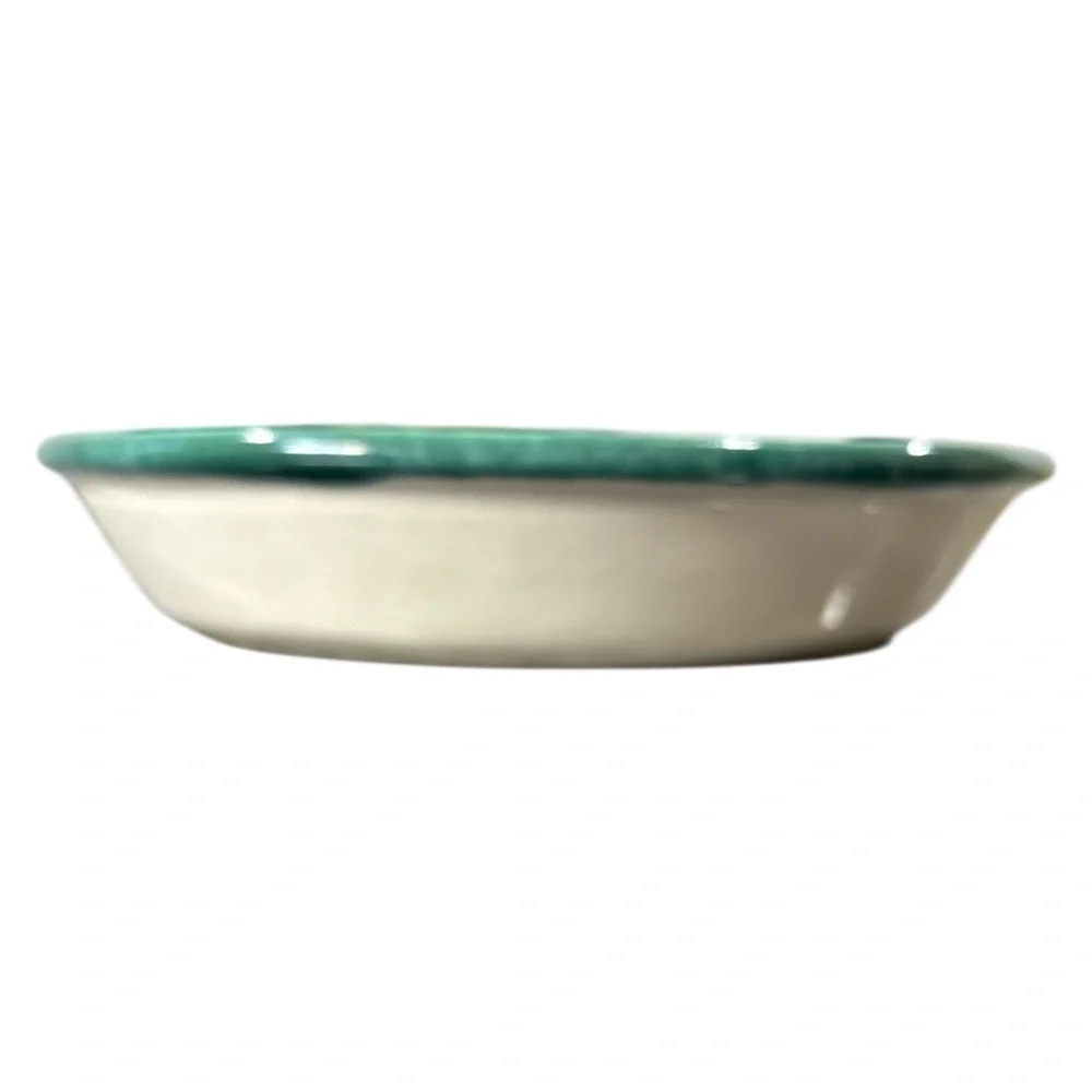 Stoneware Pottery Evergreen Pine Tree Pie Serving Plate 10